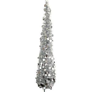 5 ft. Pop Up Christmas Tinsel Tree Collapsible wit